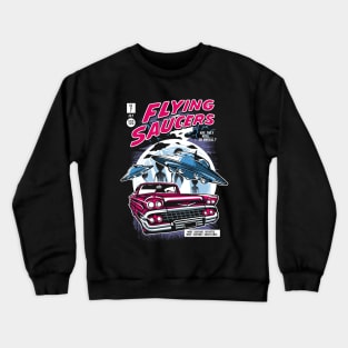 Flying Saucers Crewneck Sweatshirt